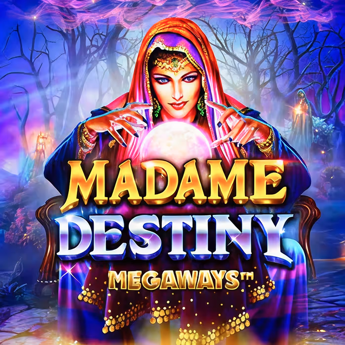 Slot Madame Destiny con indovina con simboli mistici